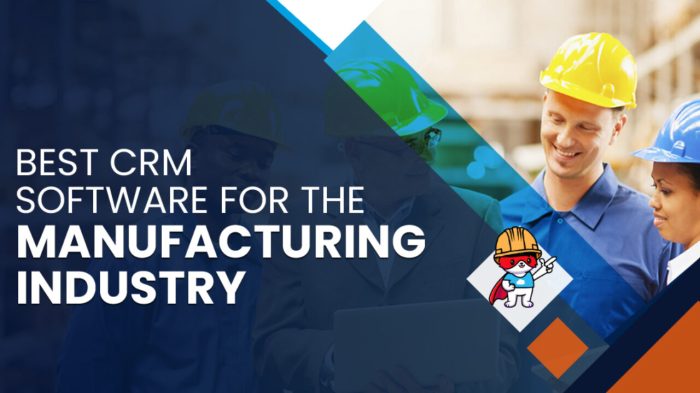 CRM software for the manufacturing industry