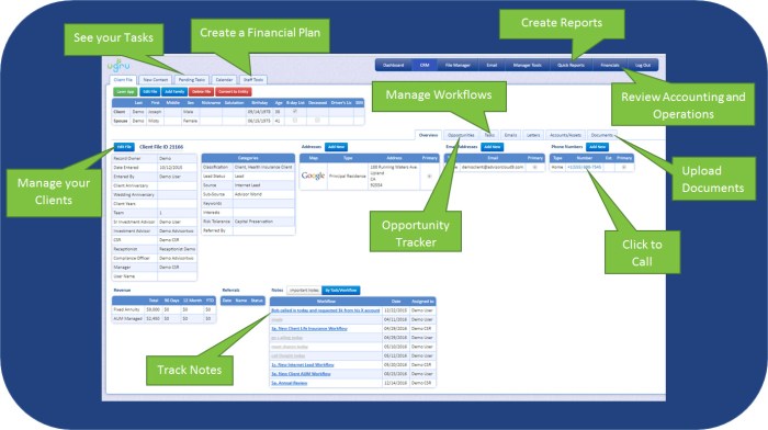 Crm financial advisors integrated featured full consider should why